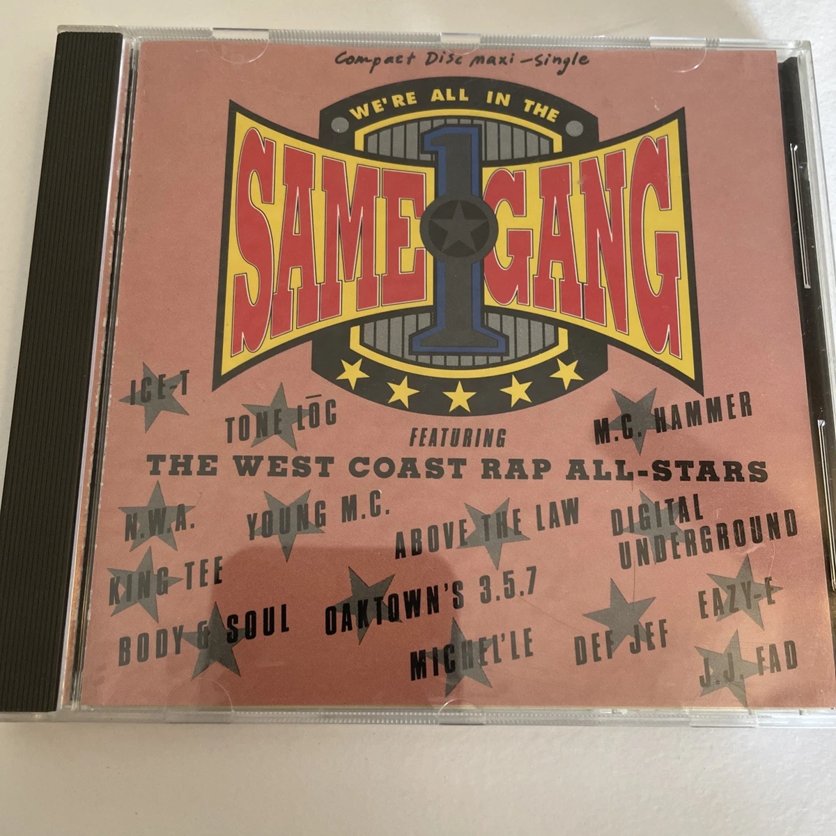 WEST COAST RAP ALL-STARS - We're All In The Same Gang - CD
