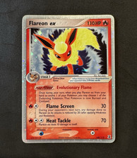 Pokémon TCG Flareon ex Holo EX Delta Species 2005 EN 110 HP 108/113 on eBay