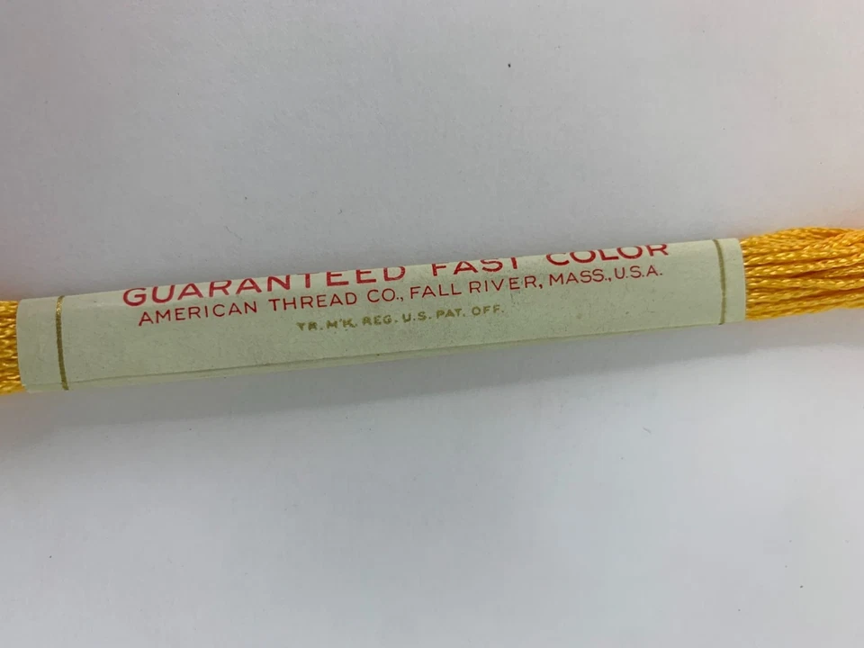 American Thread Star Rayon Embroidery Floss Thread AT102 Lot of 5 VTG - Image 3 of 4