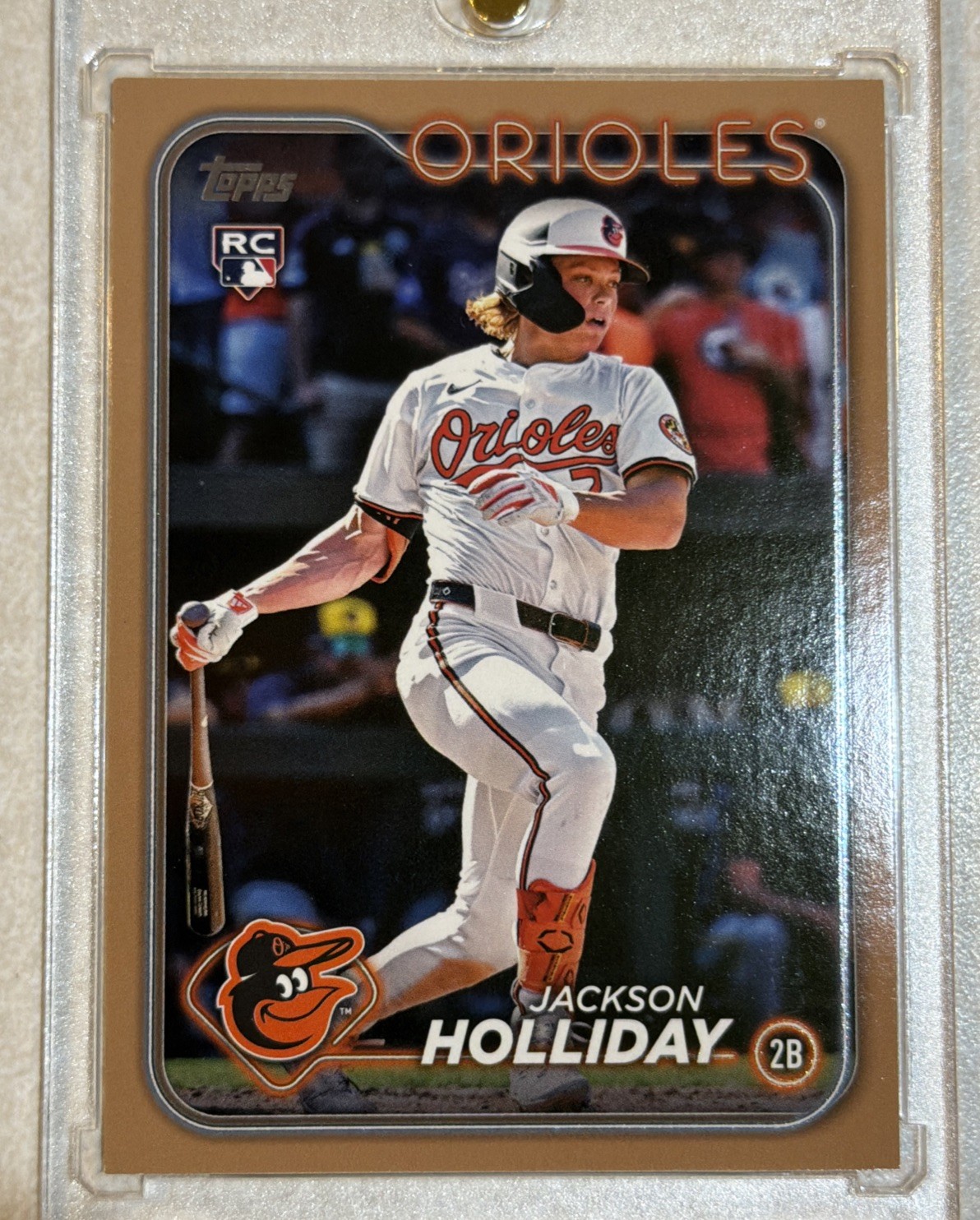 JACKSON HOLLIDAY 2024 TOPPS UPDATE  ROOKIE GOLD RC /2024 US50 SP Orioles