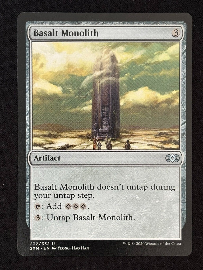 1x MTG Basalt Monolith - Double Masters (2XM) #232 - Magic the Gathering