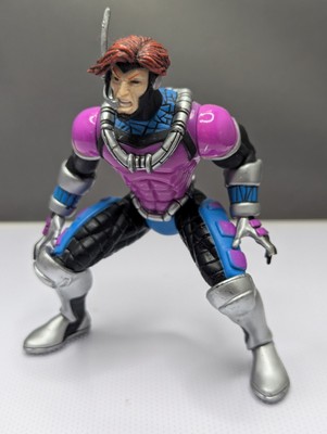 Marvel X-Men Robot Fighters Gambit 5'' Action Figure Toy Biz 1997 Loose