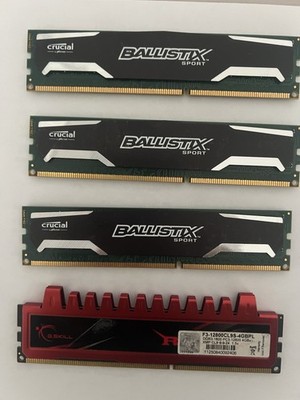 Crucial Ballistix Sport BLS4G3D1609DS1S00 DDR3-1600 8GB Desktop (free RipJaws4G)