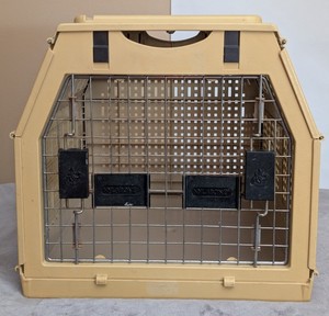NylaBone Collapsible Folding Dog Cat Kennel Crate  21” x 16” x 16” Pet Carrier