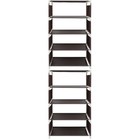 2 PCS Schuh Aufbewarung Schuhaufbewahrung Kompakter Schuhregal Modernes