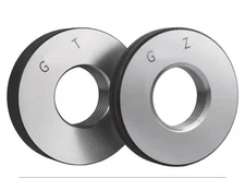 1set G1/4-19 Pipe thread ring gauge BSPP External Straight thread Measuring gage