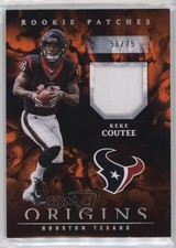 2018 Panini Origins Rookie Patch Orange 56/75 Keke Coutee #RP-20 Patch 15w6