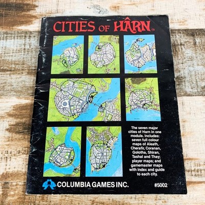 Cities of Harn - 1983 Columbia Games #5002 - Dungeons and Dragons Supplement