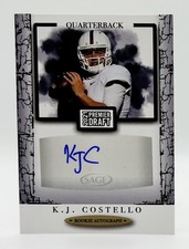 2021 SAGE Premier Draft #A89  K.J. Costello RC Auto Mississippi State Bulldogs