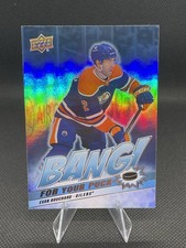 Evan Bouchard #BP-10 2024-25 Upper Deck Bang! For Your Puck Edmonton Oilers