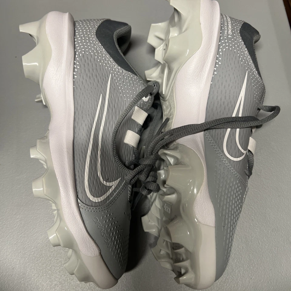 Chuteiras de softbol moldadas Nike Hyperdiamond 4 Pro cinza DC8990-012 femininas tamanho 7 - Imagem 3 de 4