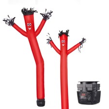 Inflatable Tube Man Set,6 ft Tall,Wacky Waving Inflatable Dancing Tube Guy with