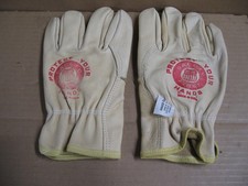 Vintage Union Pacific Railroad UPRR Leather Work Gloves New Old Stock Never Used