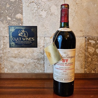 1986 Beaulieu Vineyard BV Georges de Latour Private Reserve Cabernet Sauvignon
