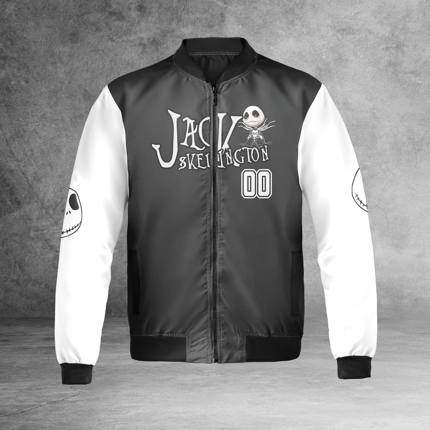 Personalized Nightmare Before Christmas Jack Skellington Spooky Halloween Jacket