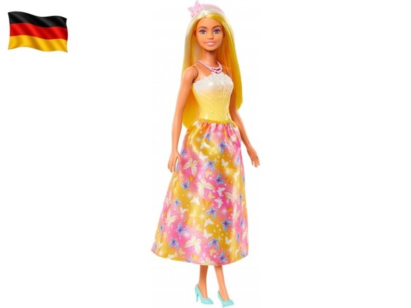 Barbie Royal Puppe Mit Fantasievoll GefäRbten Haaren-image