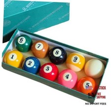 Billiard Nine-Ball,Standard Set 10 Pool Table Balls, 2-1/4 inch Billiard Cue