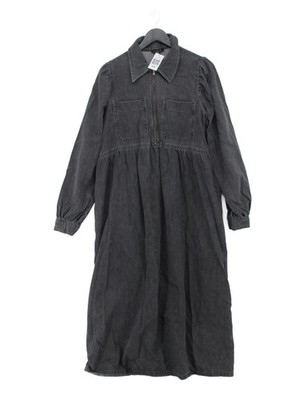 Aligne Hemd Midikleid UK14 in Grau