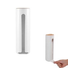 Wattepadspender Wandmontage,Wattepads Aufbewahrung Mit Holzdeckel,Aufbewahrung