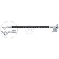 1x ORIGINAL® A.b.s. Bremsschlauch Hinten, Links für Kia CEED CEED Sportswagon