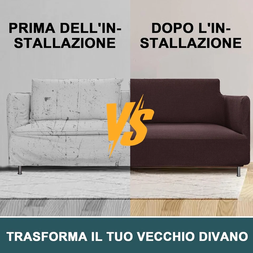 Copri Divano 3 Posti Con Braccioli(185-215Cm), SÖDERHAMN Copridivano Antigraffio - Immagine 3 di 4