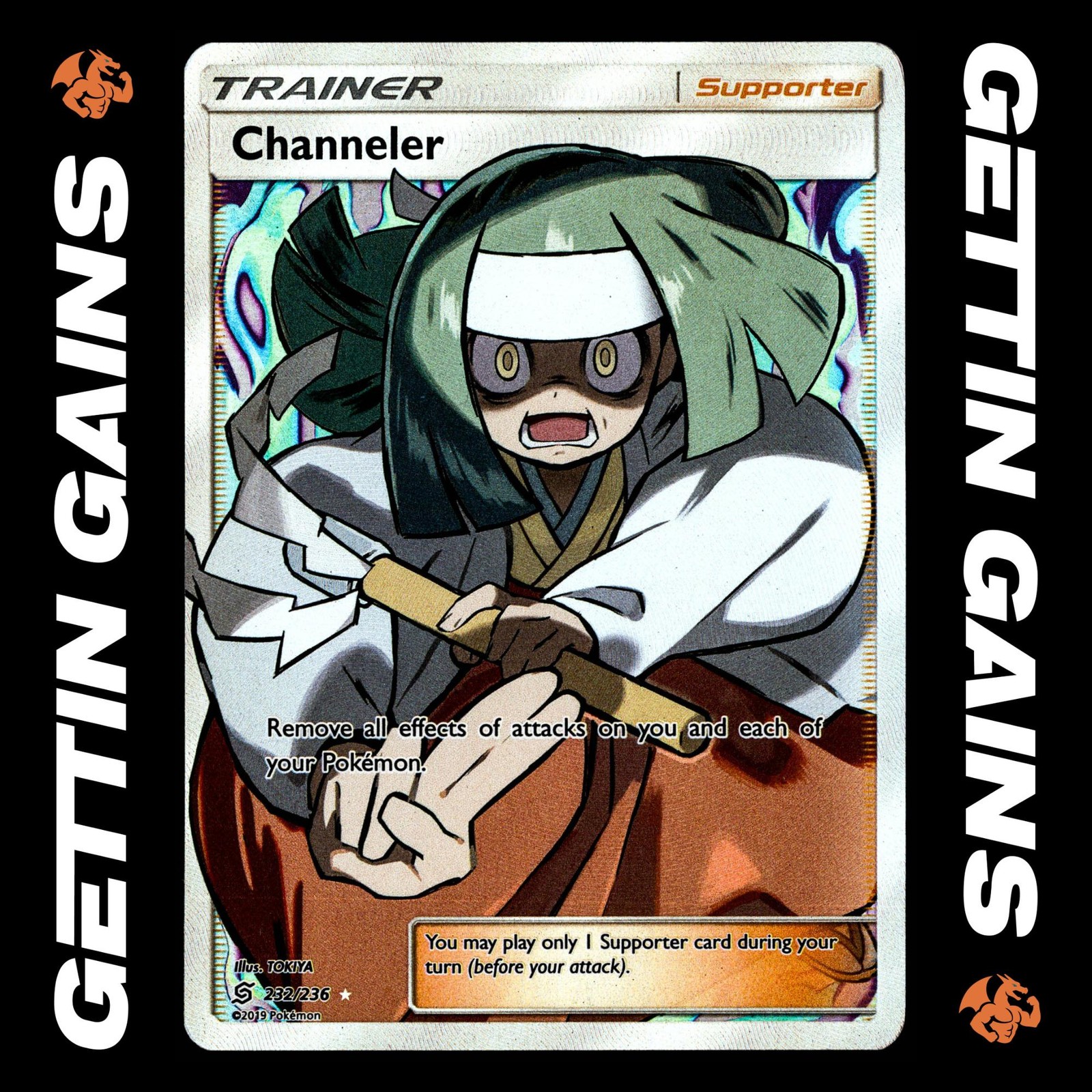 Channeler - 232/236 - Ultra Rare - Unified Minds - Pokemon Card - NM/M