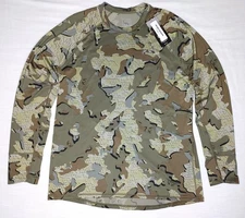 KUIU GILA LONG SLEEVE CREW HUNTING SHIRT, MEN'S XL, VALO CAMO, UPF 50, NEW