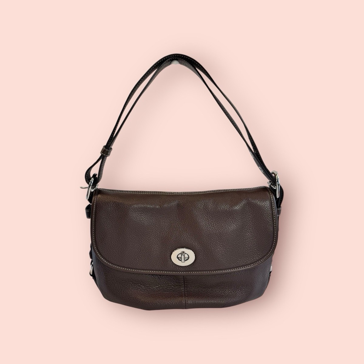 COACH Y2K Vintage Leather Legacy Convertible Flap Shoulder