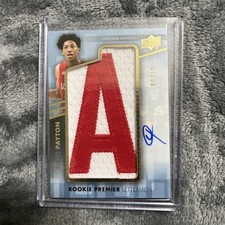 2014-15 Upper Deck Lettermen Elfrid Payton Premier Letterman Auto Patch RC 06/10