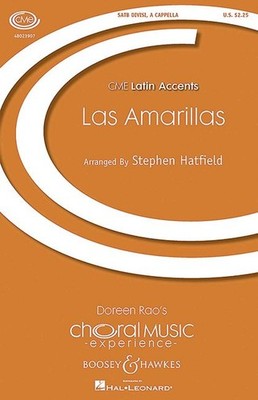 Las Amarillas Choral score mixed choir (SATB divisi) a cappella (intermediate) H