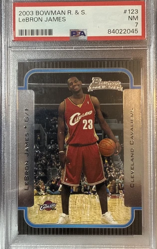 2003 Bowman R&S LeBron James #123 Cleveland Cavaliers PSA 7 Near Mint