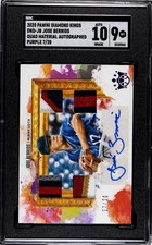 2020 Panini Diamond Kings Jose Berrios SGC 9 w/10 Auto Quad Jersey Purple /20