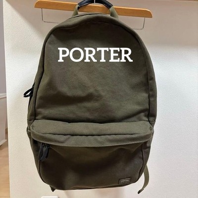 PORTER Green Backpack Beat Yoshida Bag Daypack Campus Green Porter