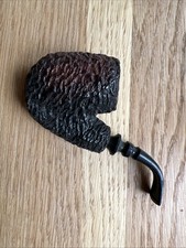One-Off Handmade Full Bent Freehand Rusticated Briar Estate Pipe