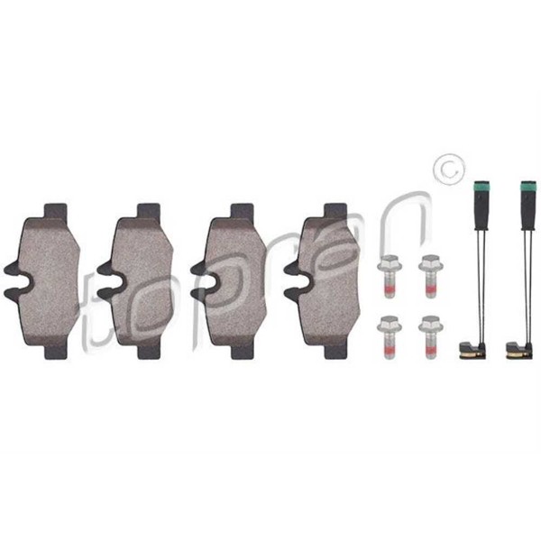 Topran BremsbeläGe Hinten FüR Mercedes-Benz Vito Bus Vito/Mixto Kasten-image