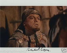 HERBERT LOM SIGNED AUTOGRAPHED COLOR 8X10 PHOTO SPARTACUS
