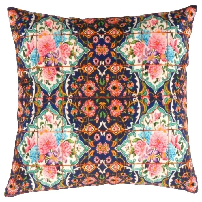 Almohadas de Decoración para el hogar tradicional de terciopelo multicolor