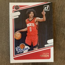 Jalen Green 2021-22 Donruss Basketball The Rookies Insert #2 Rockets Rookie