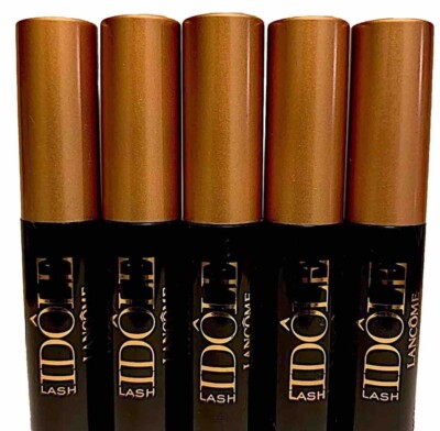 5 Lancome Idole Lash Liftin Voluminzing Mascara .08oz mini Glossy Black 