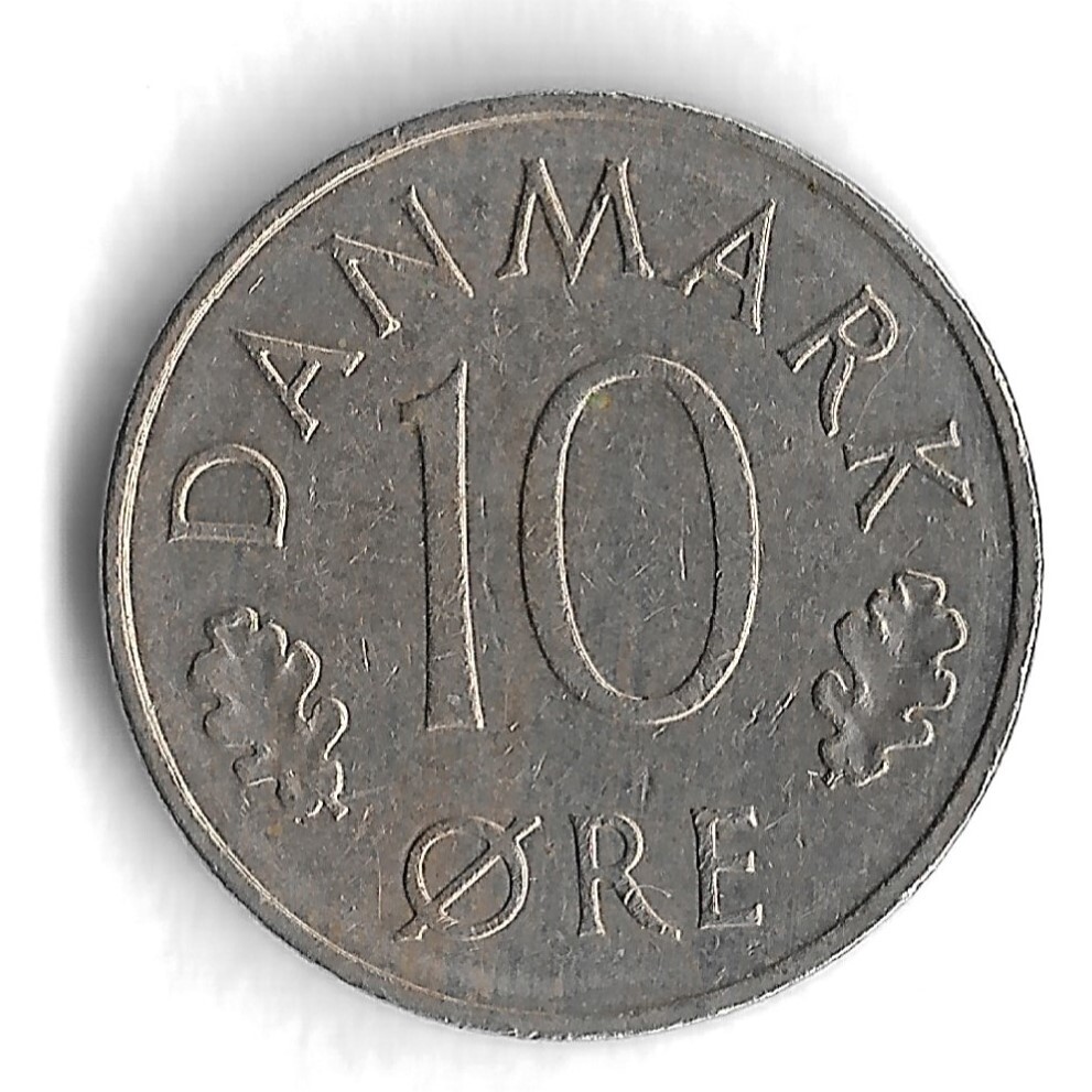 1981 Denmark 10 Ore World Coin - KM# 860 | eBay