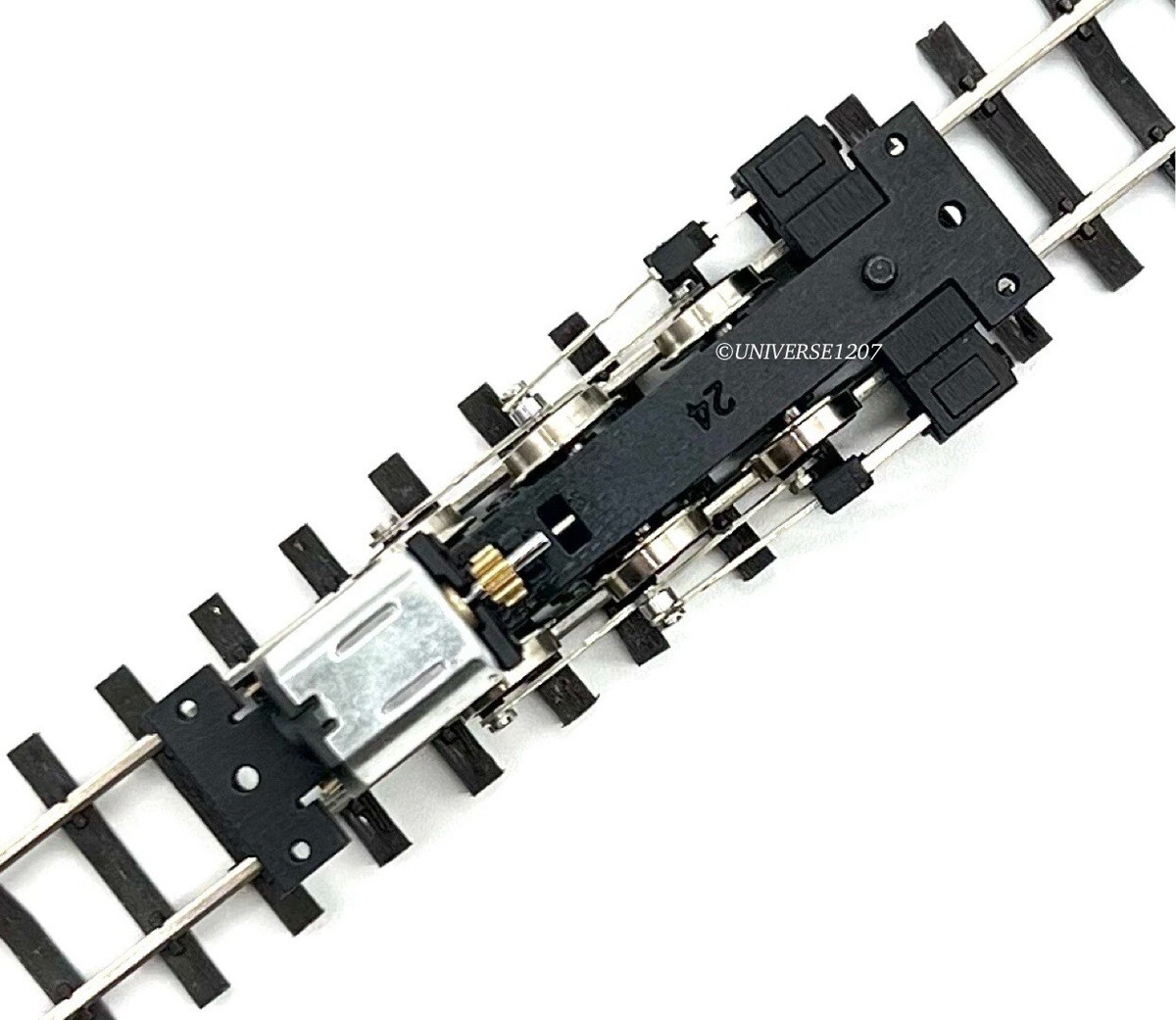 N/HOn30/HOe/009 0-6-0 Steam Locomotive Power Drive Chassis 24mm