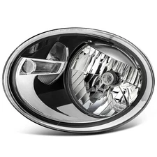 Left Side Headlight Assembly For VW Beetle 2012 2013 2014-2019 Halogen Headlamp