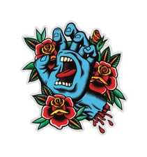 Santa Cruz Screaming Flash Skateboard Sticker 5"