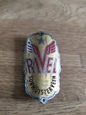 plaque de vélo hollandaise Rivel