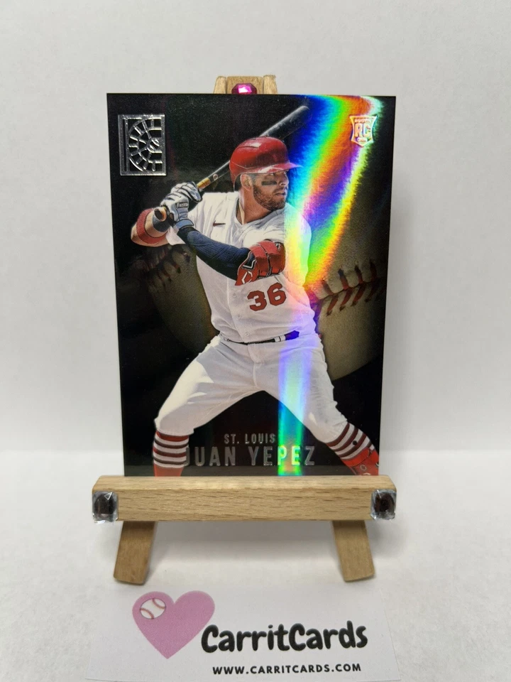 JUAN YEPEZ 2022 Panini Capstone Baseball #22 Rookie RC St. Louis Cardinals - Image 2 of 4