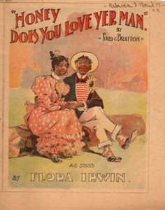 *19TH CENTURY RACE RELATIONS: MAY IRWIN SISTER COMEDIENNE FLO IRWIN SHEET MUSIC*