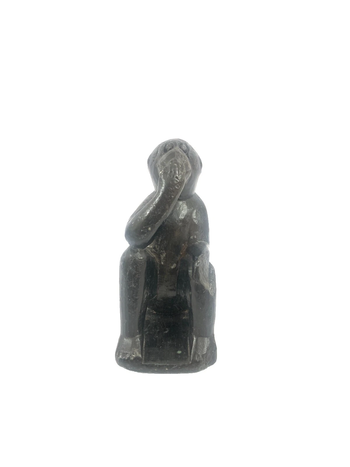 Estatua negra antigüedades de Asia