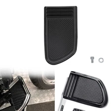 Large Black Brake Pedal Pad Fit For Harley Softail Fat Boy Slim Deluxe 1986-2017