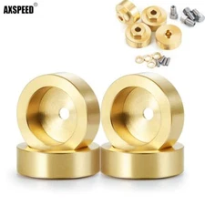 AXSPEED for 1:24 Axial SCX24 Crawler Brass Counterweight Heavy Wheel Hub Weight