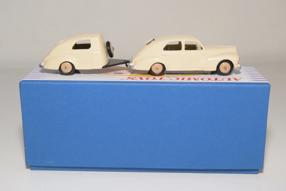 A40 1:43 STHUBERT92 AUTOMATIC TOYS BOX SET 24R PEUGEOT 203 WITH RARE MIB TRAILER - Image 3 of 4